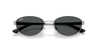 Ray-Ban RB 3774D unisex Silver Oval Sunglasses