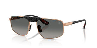 Ray-Ban RB 3776M unisex Rose gold Pilot Sunglasses