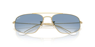 Ray-Ban RB 3780 unisex Gold Geometric Sunglasses