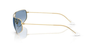 Ray-Ban RB 3780 unisex Gold Geometric Sunglasses