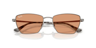 Ray-Ban RB 3783 unisex Ruthenium Geometric Sunglasses