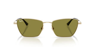 Ray-Ban RB 3783 unisex Gold Geometric Sunglasses