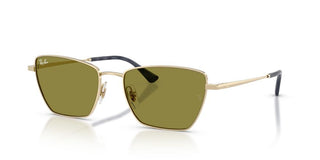 Ray-Ban RB 3783 unisex Gold Geometric Sunglasses