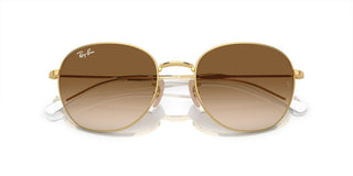 Ray-Ban RB 3809 unisex Gold Squared Sunglasses