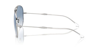 Ray-ban Rb 3825 Unisex Silver Pilot Sunglasses