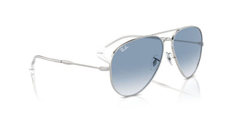 Ray-ban Rb 3825 Unisex Silver Pilot Sunglasses