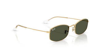 Ray-ban Rb 3832 Unisex Gold Rectangle Sunglasses