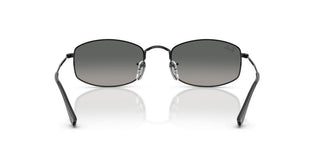 Ray-ban Rb 3832 Unisex Black Rectangle Sunglasses