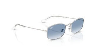 Ray-Ban RB 3832 unisex Silver Rectangle Sunglasses