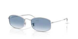 Ray-Ban RB 3832 unisex Silver Rectangle Sunglasses