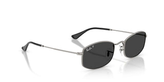 Ray-ban Rb 3832 Unisex Ruthenium Rectangle Sunglasses