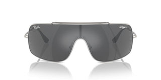 Ray-ban Rb 3897 Unisex Silver Shield Sunglasses