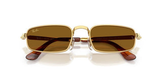 Ray-Ban RB 3927 unisex Gold Rectangle Sunglasses