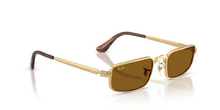 Ray-Ban RB 3927 unisex Gold Rectangle Sunglasses