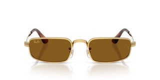 Ray-Ban RB 3927 unisex Gold Rectangle Sunglasses
