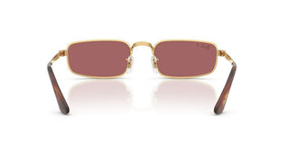 Ray-Ban RB 3927 unisex Gold Rectangle Sunglasses