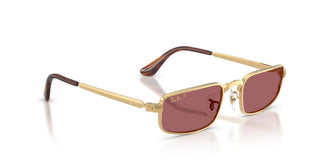 Ray-Ban RB 3927 unisex Gold Rectangle Sunglasses