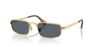 Ray-Ban RB 3927 unisex Gold Rectangle Sunglasses