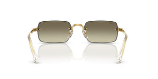 Ray-Ban RB 3928 unisex Gold Rectangle Sunglasses