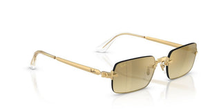 Ray-Ban RB 3928 unisex Gold Rectangle Sunglasses