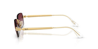 Ray-Ban RB 3928 unisex Gold Rectangle Sunglasses