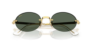 Ray-Ban RB 3929 unisex Gold Oval Sunglasses