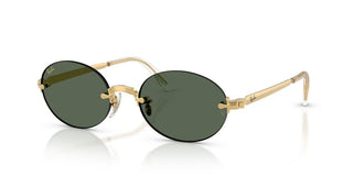 Ray-Ban RB 3929 unisex Gold Oval Sunglasses