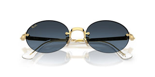 Ray-Ban RB 3929 unisex Gold Oval Sunglasses