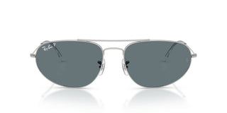 Ray-ban Rb 3945 Unisex Silver Oval Sunglasses