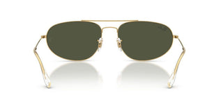 Ray-Ban RB 3945 unisex Gold Oval Sunglasses