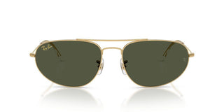 Ray-Ban RB 3945 unisex Gold Oval Sunglasses