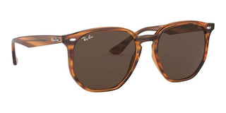 Ray-Ban RB 4306 unisex Havana Geometric Sunglasses