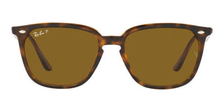 Ray-Ban RB 4362 unisex Havana Squared Sunglasses