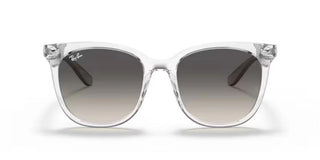 Ray-Ban RB 4379D unisex Transparent Squared Sunglasses