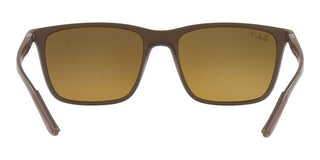 Ray-Ban RB 4385 men Brown Squared Sunglasses