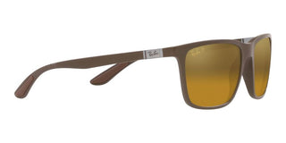 Ray-Ban RB 4385 men Brown Squared Sunglasses