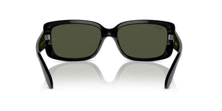 Ray-ban Rb 4389 Women Black Squared Sunglasses