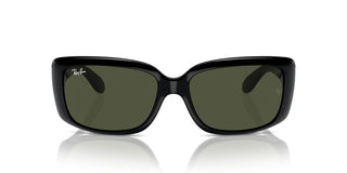 Ray-ban Rb 4389 Women Black Squared Sunglasses