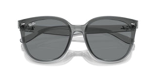 Ray-ban Rb 4423d Unisex Grey Squared Sunglasses