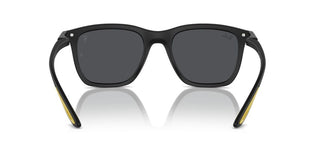Ray-ban Rb 4433m Unisex Black Squared Sunglasses