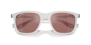 Ray-ban Rb 4433m Men White Squared Sunglasses