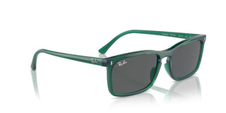 Ray-ban Rb 4435 Unisex Green Squared Sunglasses