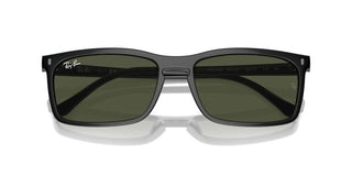 Ray-ban Rb 4435 Unisex Black Squared Sunglasses