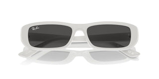 Ray-ban Rb 4436d Unisex White Geometric Sunglasses