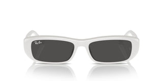 Ray-ban Rb 4436d Unisex White Geometric Sunglasses