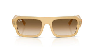 Ray-ban Rb 4454 Unisex Brown Rectangle Sunglasses