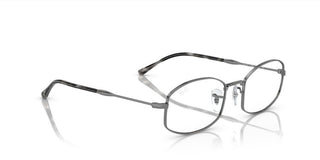 Ray-Ban RB 6510 unisex Ruthenium Rectangle Eyeglasses