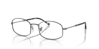 Ray-Ban RB 6510 unisex Ruthenium Rectangle Eyeglasses