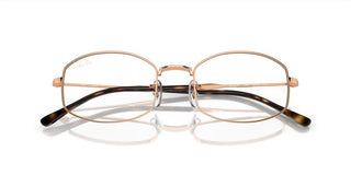 Ray-Ban RB 6510 unisex Rose gold Rectangle Eyeglasses