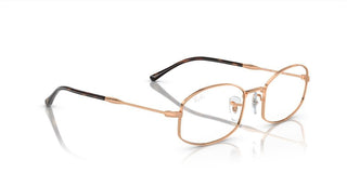 Ray-Ban RB 6510 unisex Rose gold Rectangle Eyeglasses